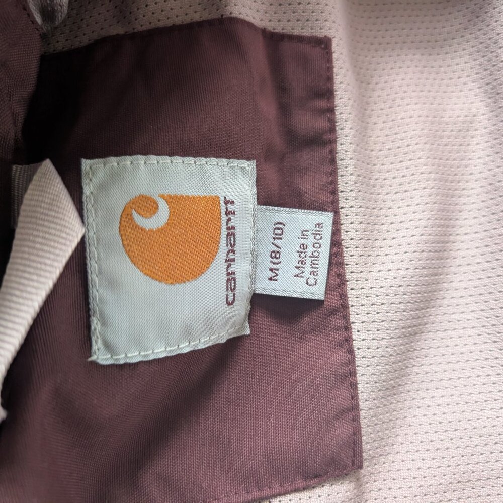 Carhartt Storm Defender Shoreline Jacket Women’s Medium Blackberry Waterproof - Picture 4 of 6